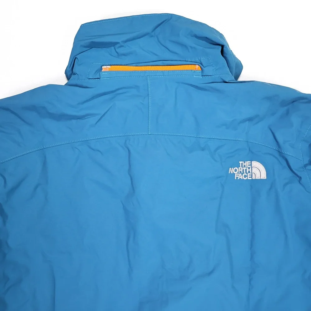 THE NORTH FACE Mens L Blue Orange HyVent Triclimate 3-in-1 Outdoor Winter Jacket